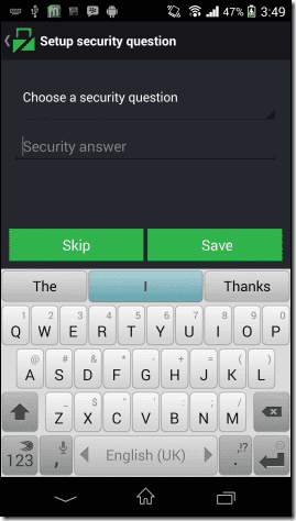 Security Question