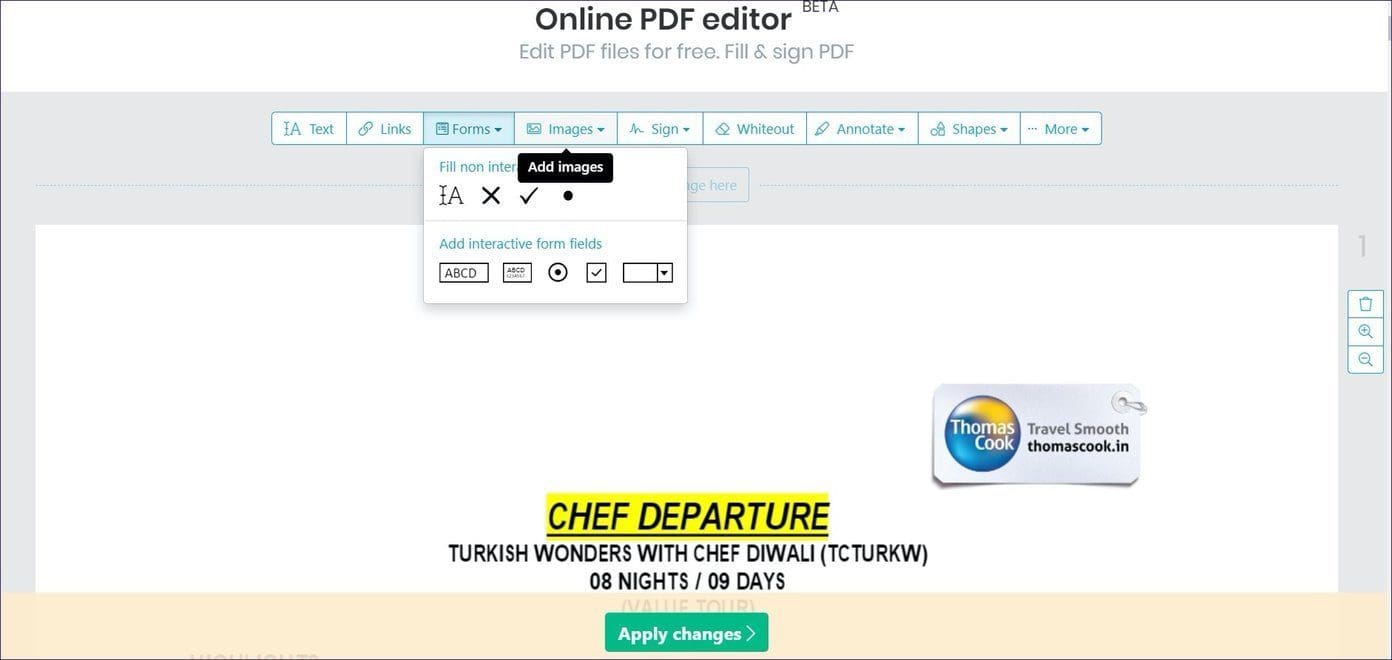 Sejda editor
