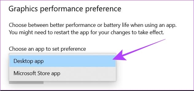select desktop app