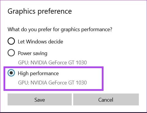 select high performance