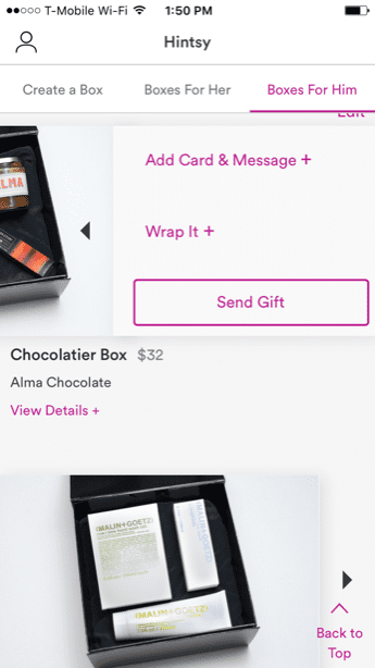 Send Gifts Iphone Giftagram Hintsy Amazon Itunes Apps 3