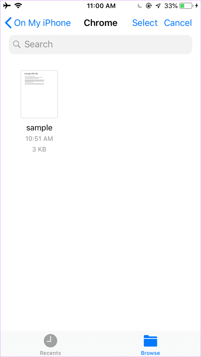 Send pdf from iphone to android 3