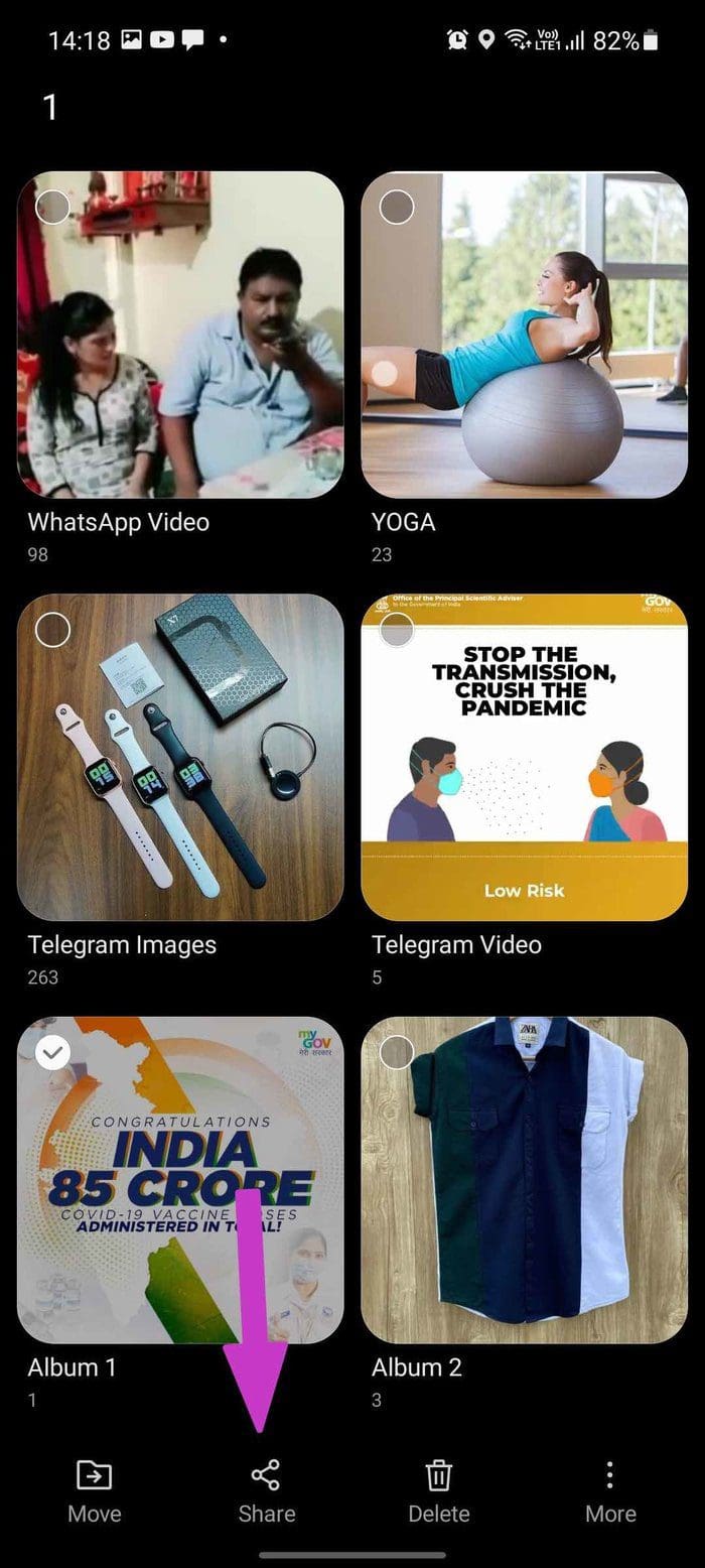 Share an album
