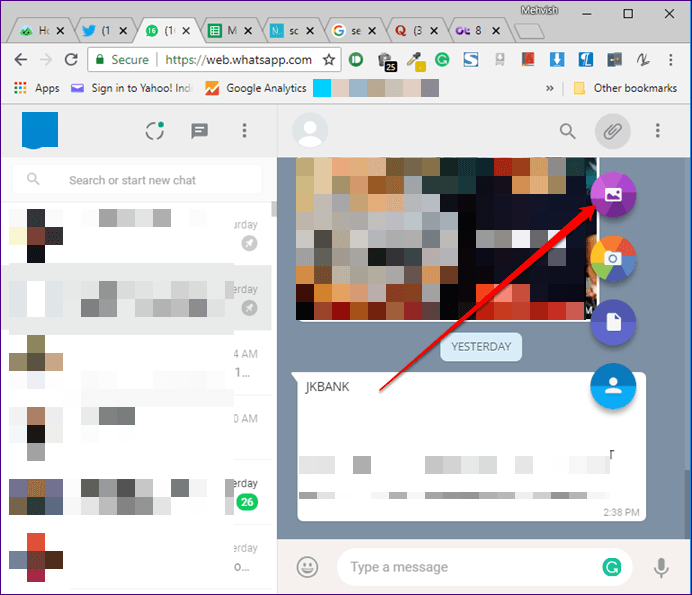Share Screenshot Whatsapp Web 5