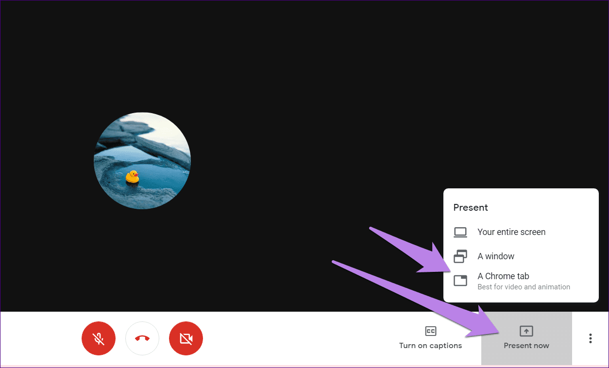 Share video with computer sound zoom google meet microsoft teams 12