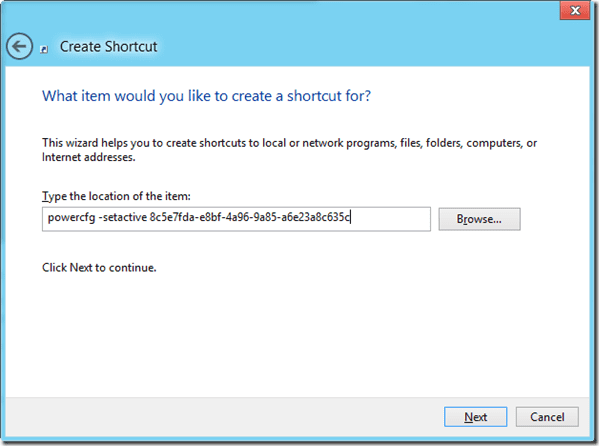 Shortcut Creation