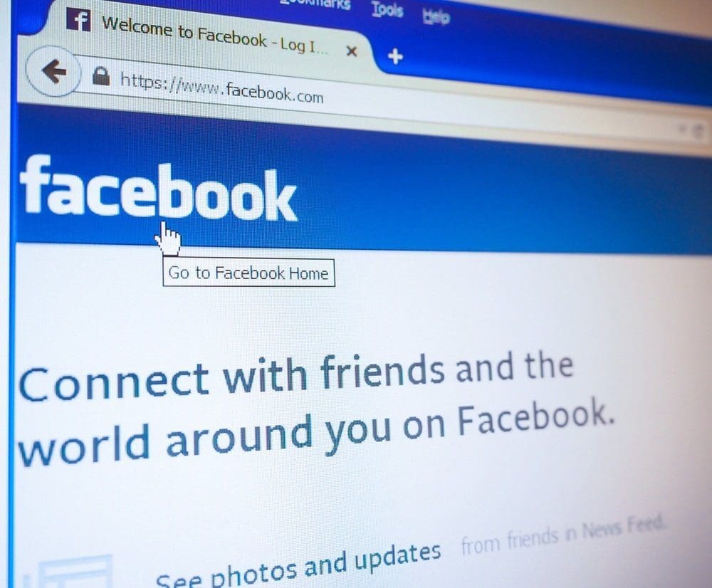 Shutterstock Facebook Login Desktop Website Browser