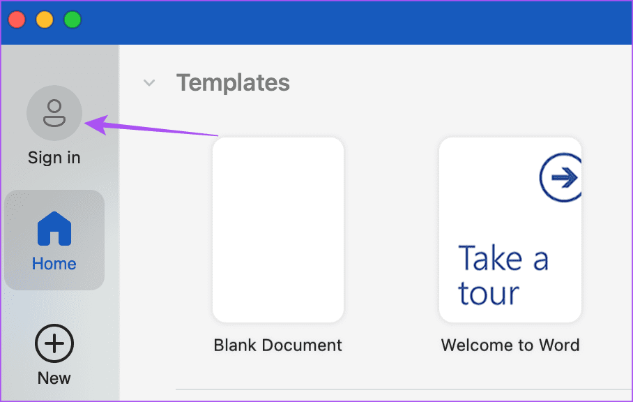 sign in microsoft 365 app mac