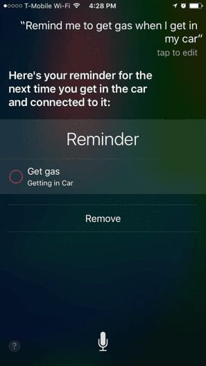 Siri Ios 9 Car Carplay Reminder 2