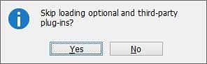 Skip loading photoshop plugins