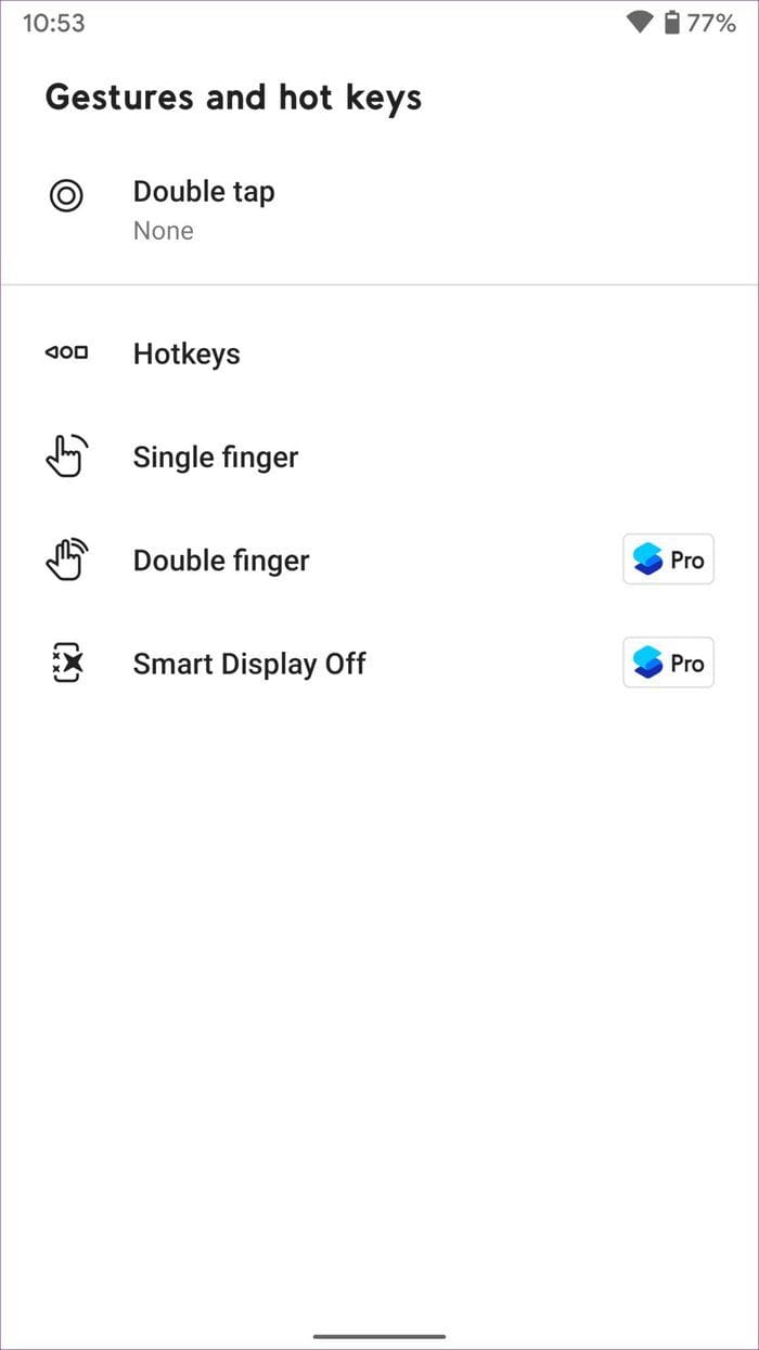 Smart gestures 2