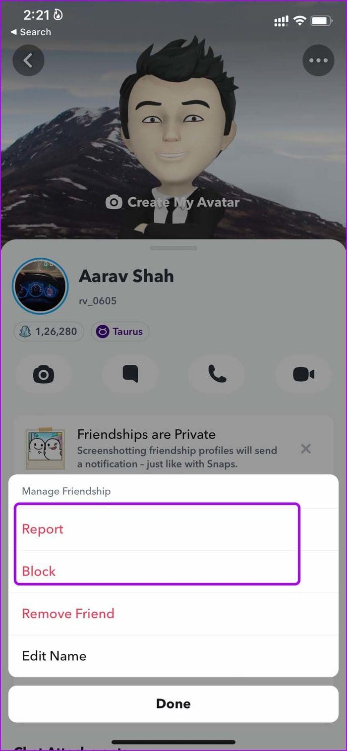 Snapchat report or block snapchat report vs block