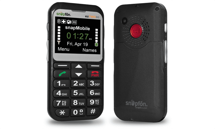 Snapfon Eztwo Senior Cell Phone Emergency