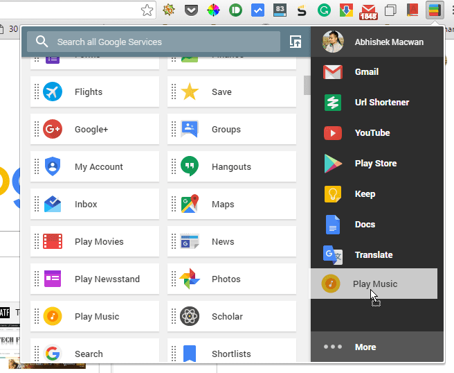 Sort Out Favorite Service