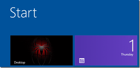 Start Desktop Tile