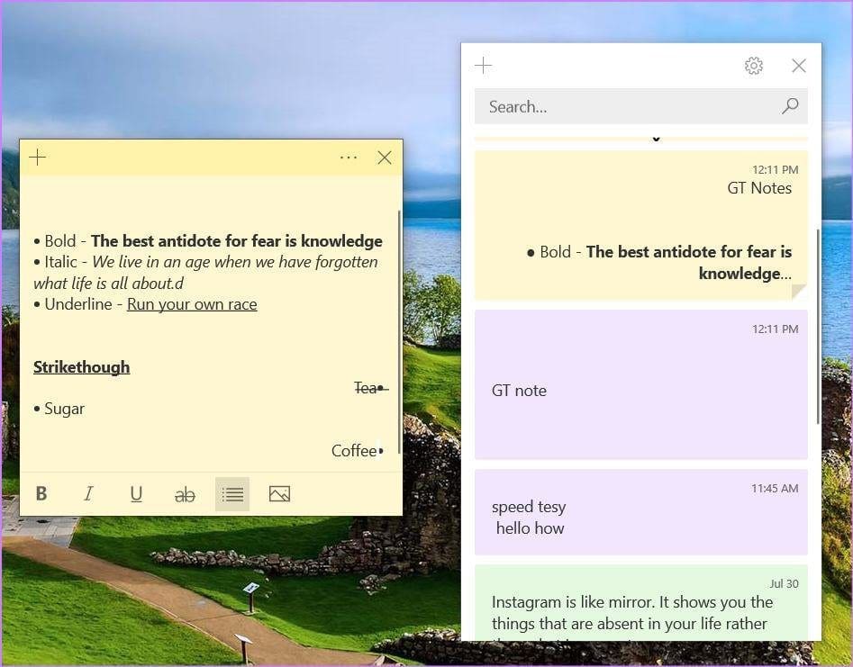 Sticky notes vs google keep 12
