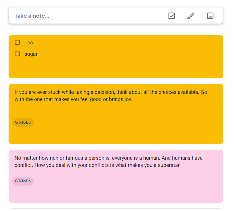 Sticky notes vs google keep 9