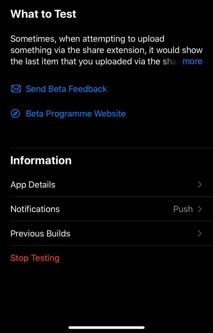 Stop testing on i Phone