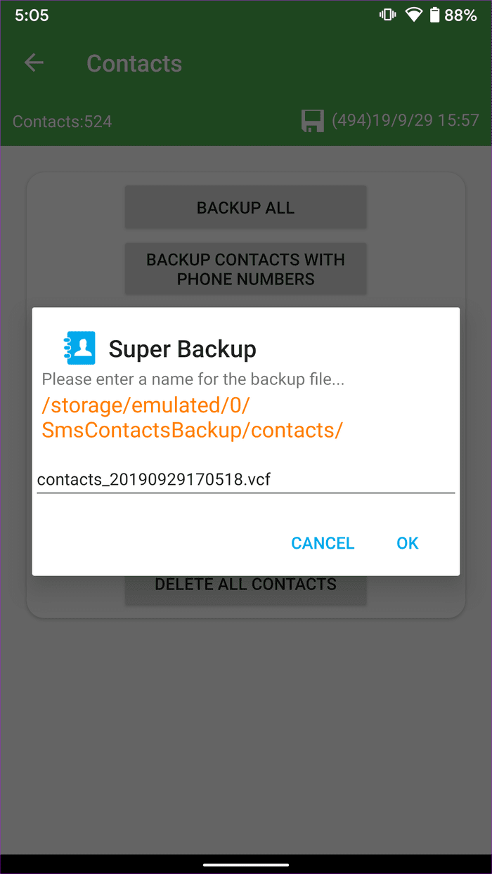 Super backup