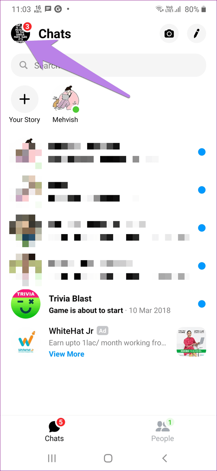 Switch between multiple facebook and messenger accounts 3