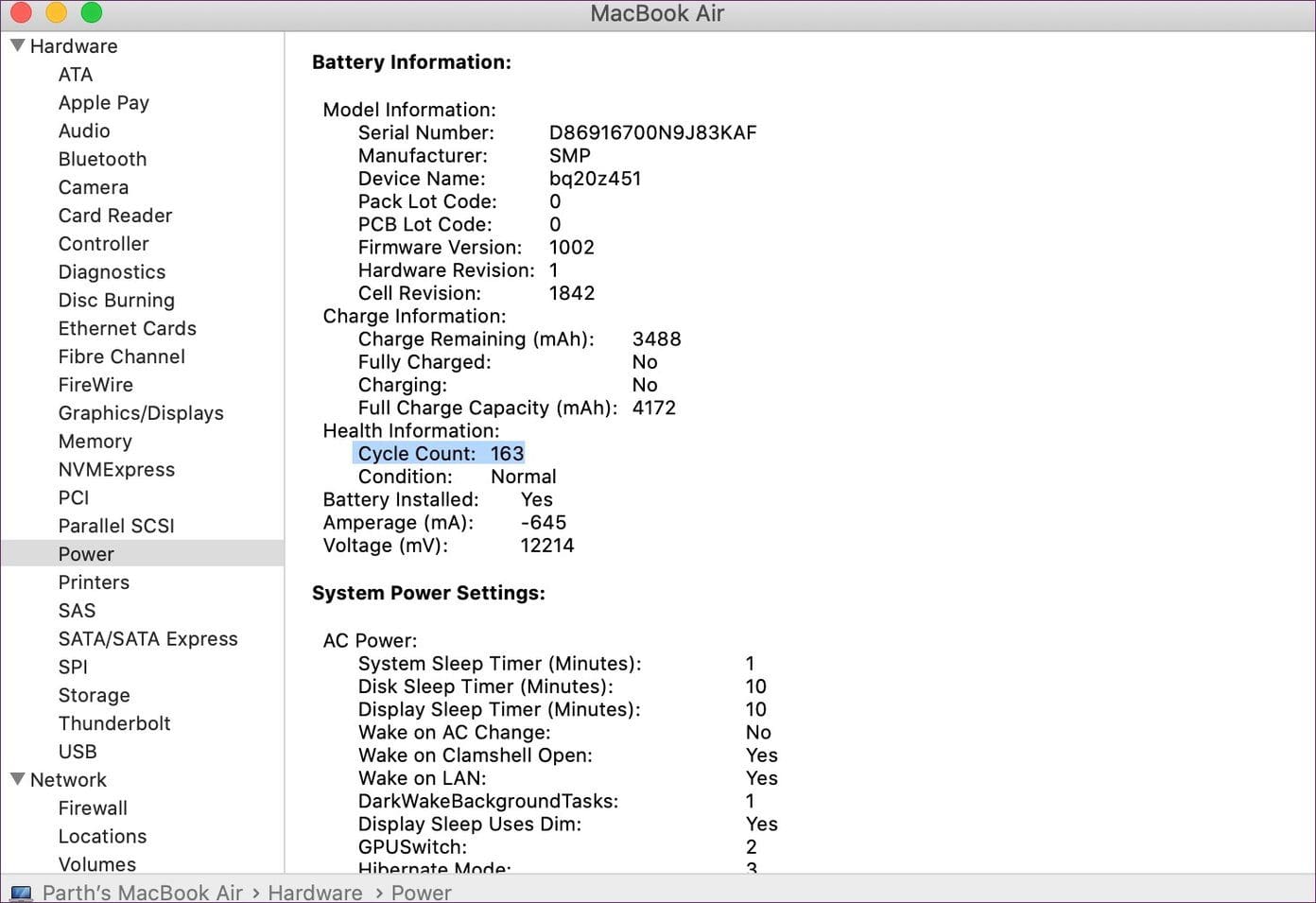 System information
