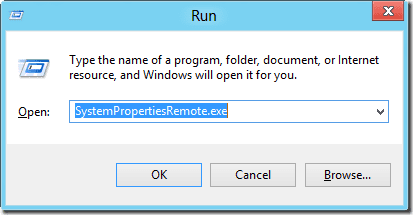 System Properties Run Command