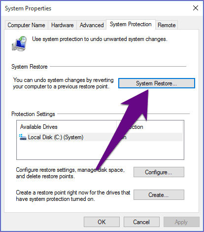 System Restore 3