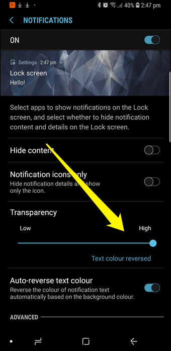 System Wide Dark Theme On Galaxy S9 7