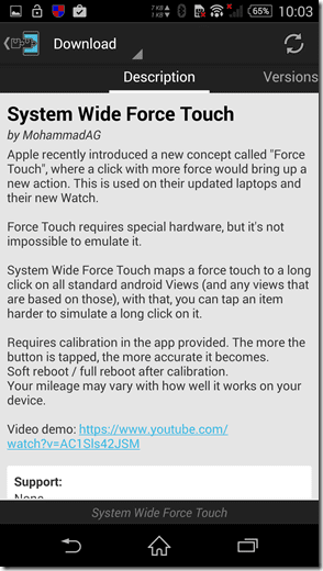 System Wide Force Touch 3