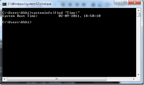Systemuptime