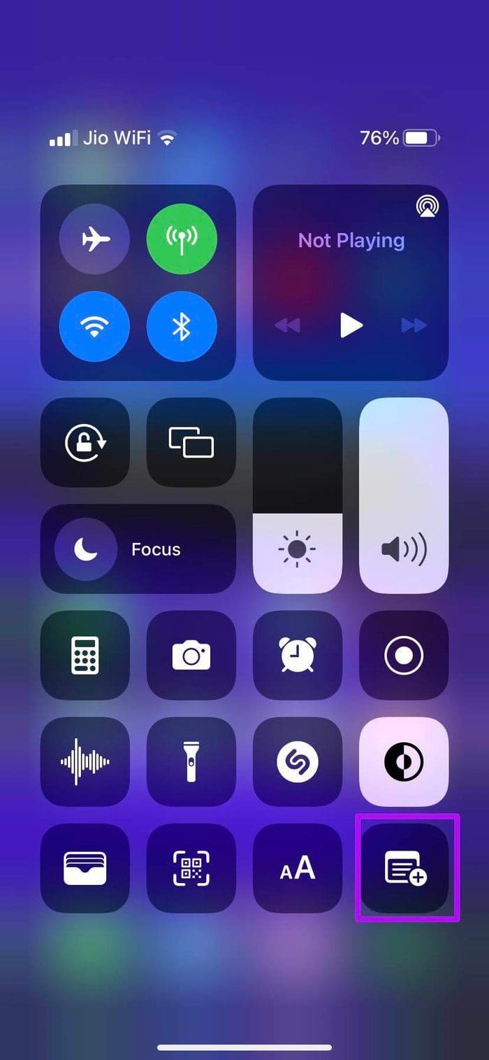 Take quick notes on i Phone
