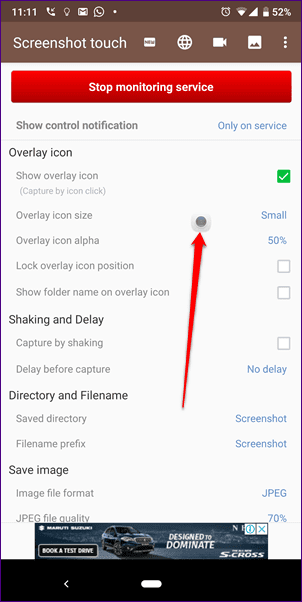 Take Screenshot Without Power Volume Button 7