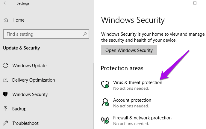 Tamper Protection Windows Security Virus Threat Protection