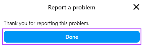 tap done to confirm