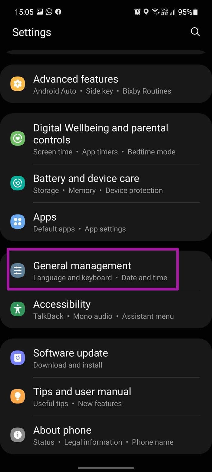 Tap on general management