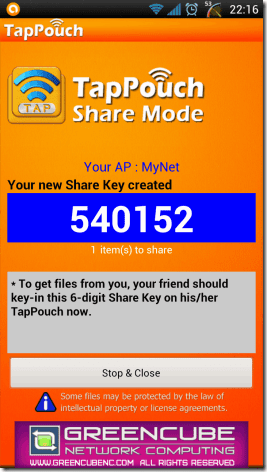 Tap Wifi File Sharing Android 1