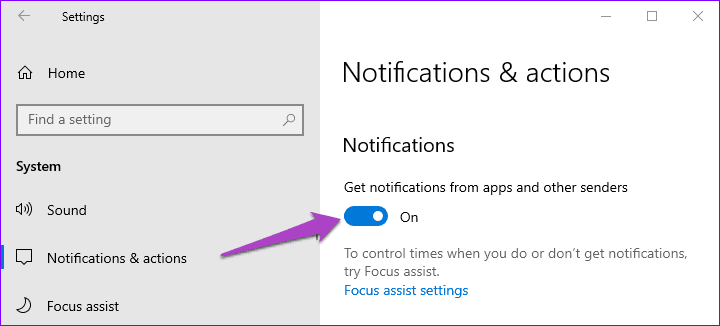 Taskbar notifications not working windows 10 10