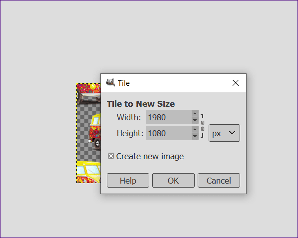 Tile image gimp 24