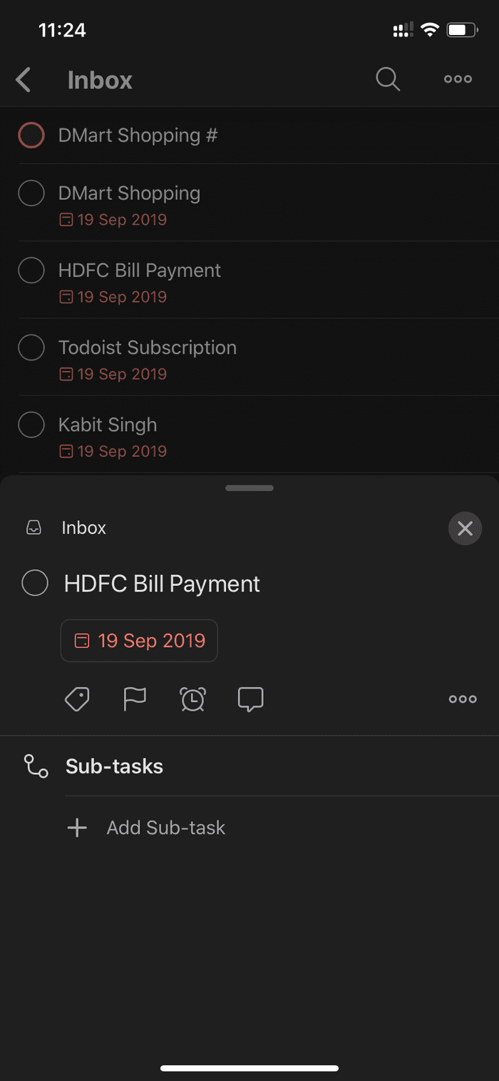 Todoist details