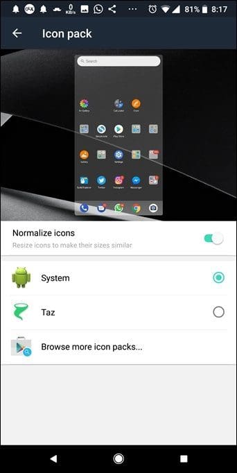 Top Evie Launcher Features 12