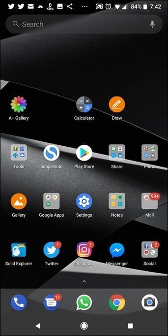 Top Evie Launcher Features 1