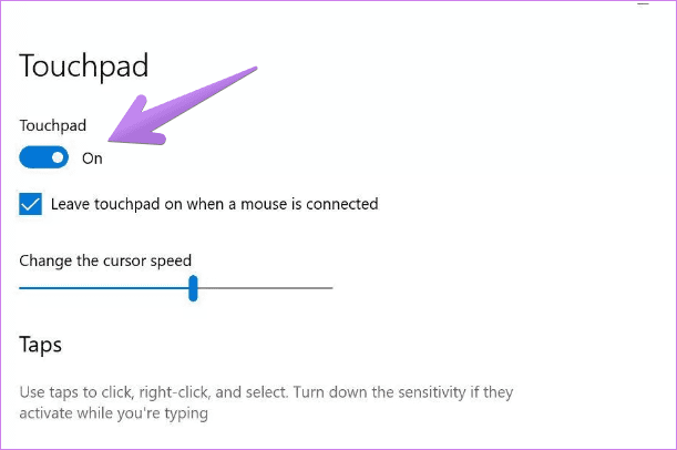 Touchpad gestures not working windows 2