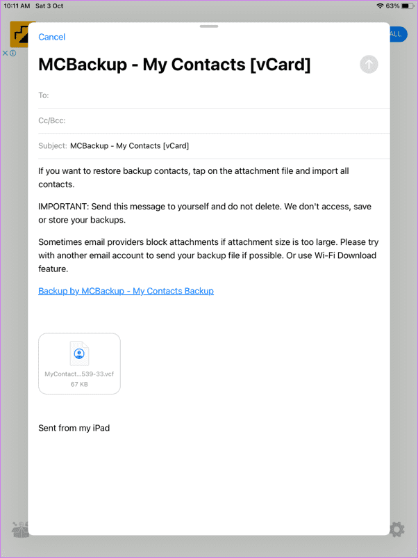 Transfer contacts from iphone to android 4