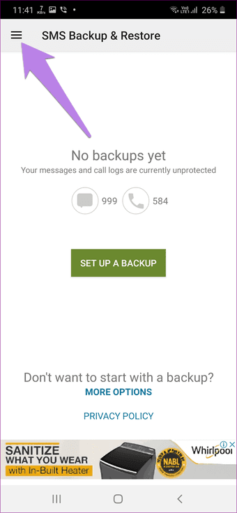 Transfer samsung messages to messages by google 10