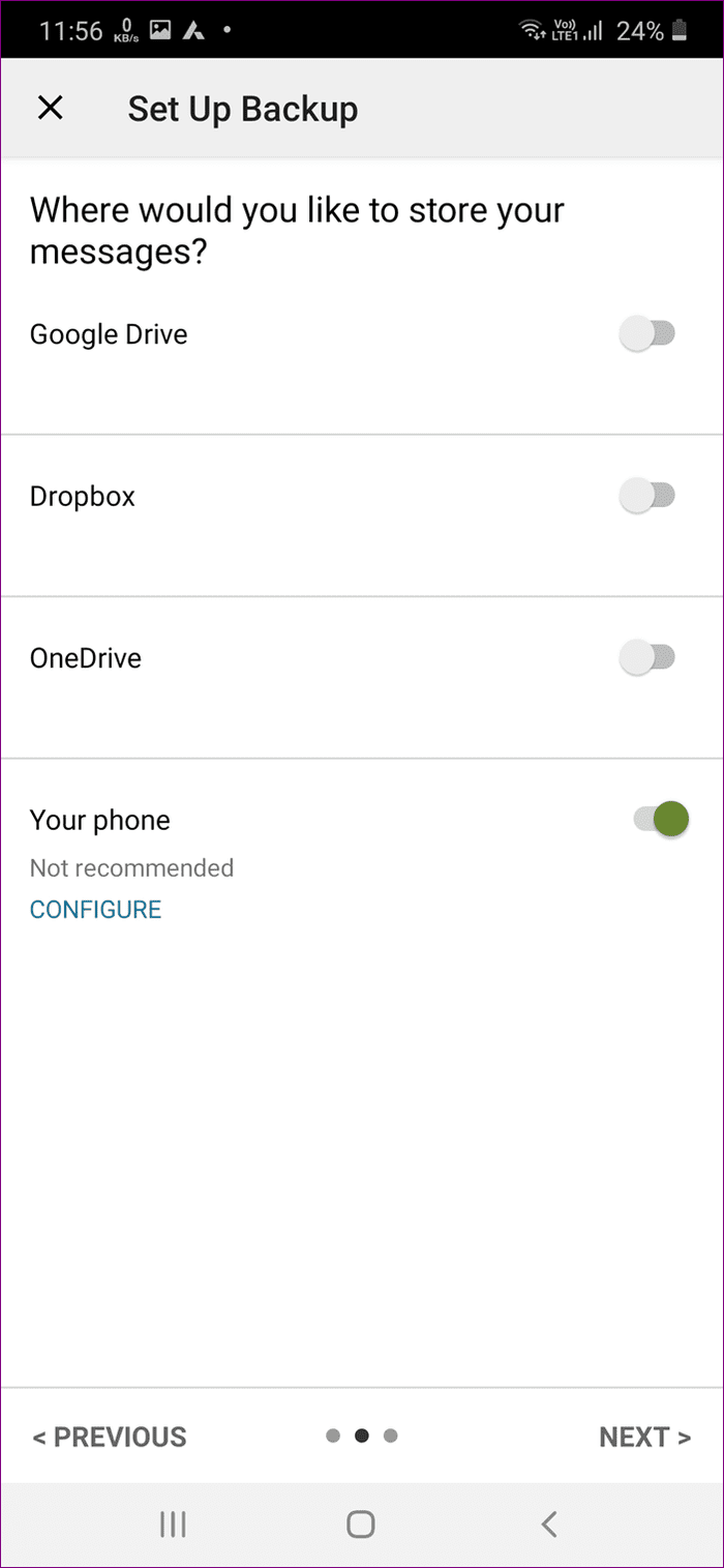 Transfer samsung messages to messages by google 7