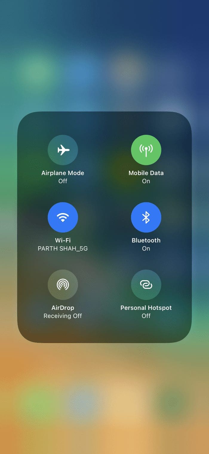 Turn off bluetooth