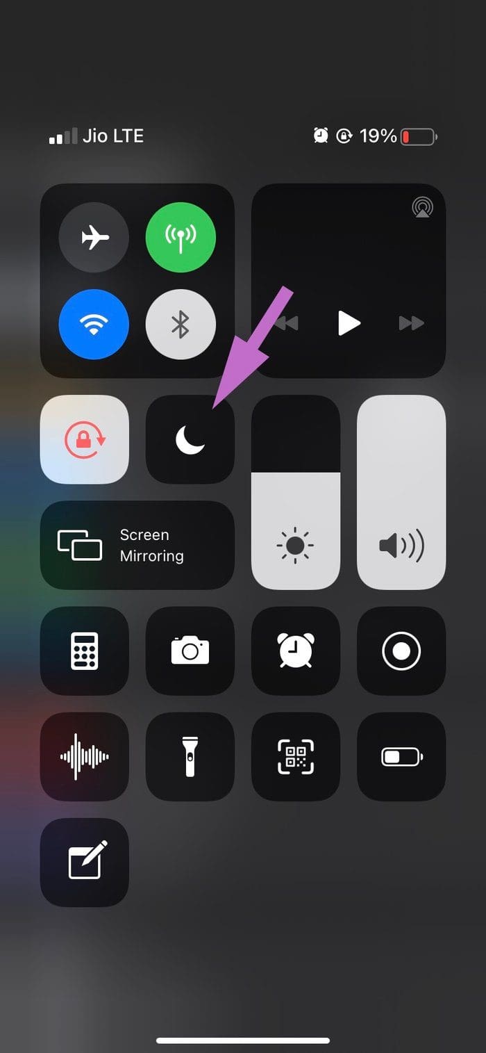 Turn off dnd