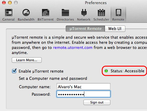 U Torrent Connected