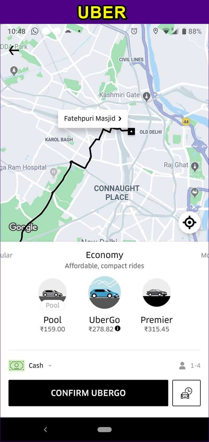 Uber Vs Uber Lite Differences 4