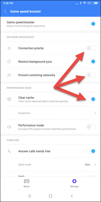 Unlock Game Bosster Miui9 10